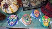 Painted-stones-skulls_painted-pumpkin_JoelleBurnette